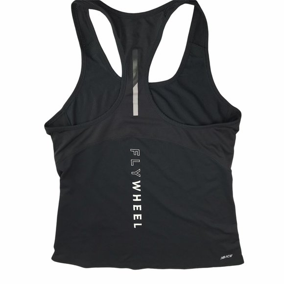 NEW BALANCE FLYWHEEL Racerback Tank Top. Black S - Picture 1 of 9
